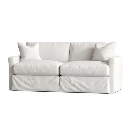 Abnehmbare Schonbezüge für Sofas 12 Quadratisches Arm Hussofa mit Wendekissen