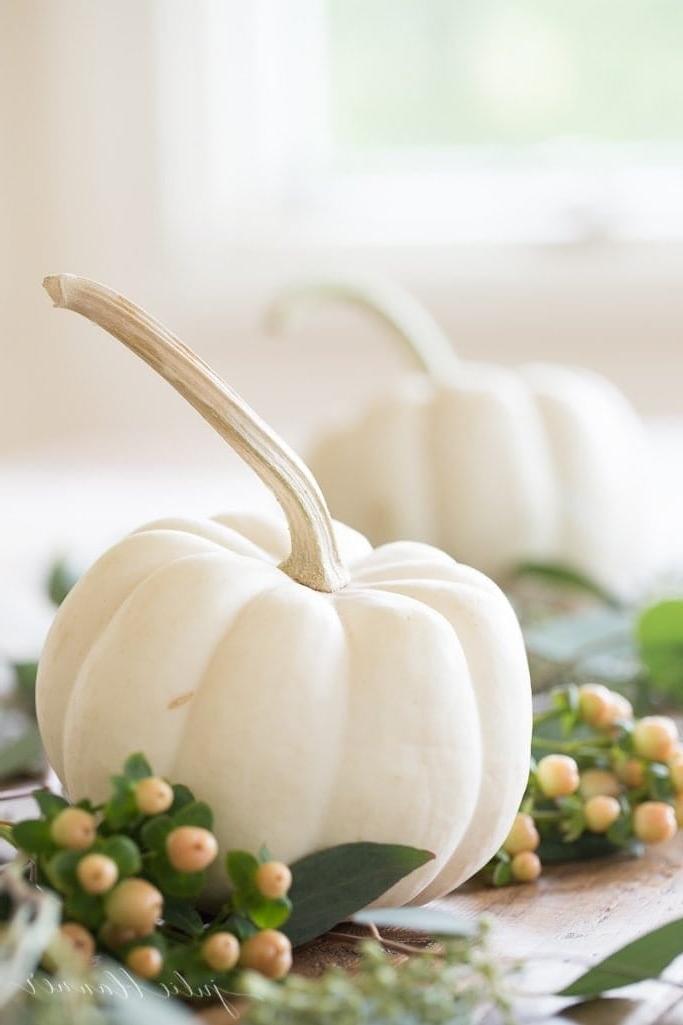 Mini-Kürbis-Tischläufer für die Thanksgiving-Unterhaltung