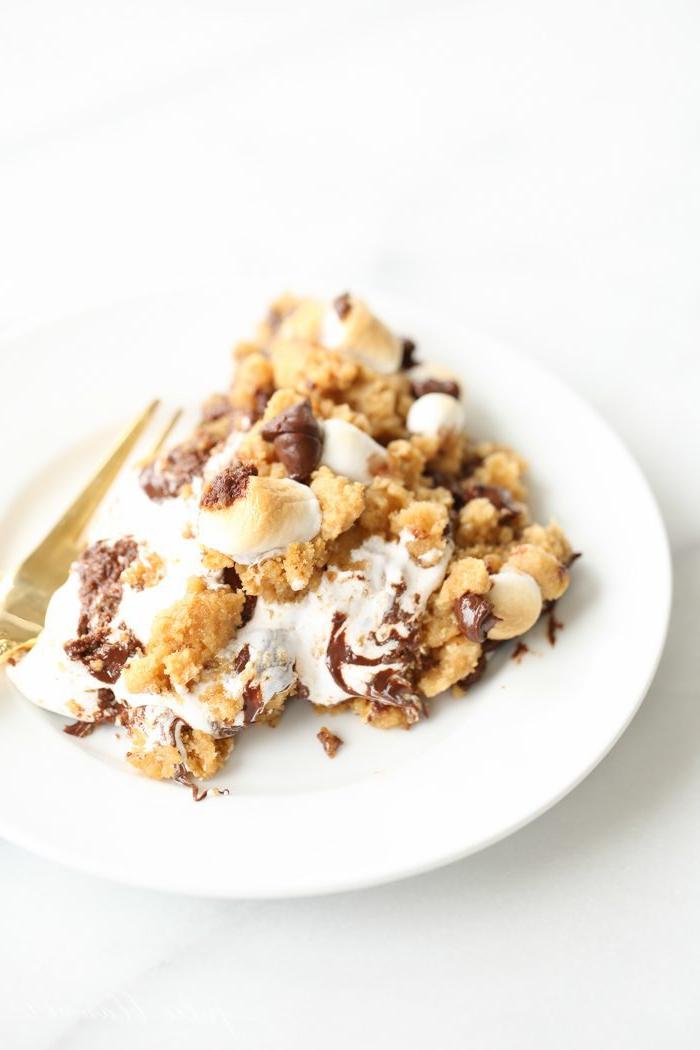 Erdnussbutter S'mores Torte Rezept 3 Der beste {und einfachste} S'mores Kuchen für Anfänger