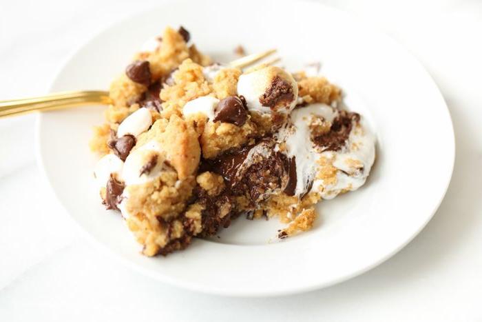 Erdnussbutter S'mores Torte Rezept 8 Unverschämt gutes Erdnussbutter S'mores Kuchen Dessert