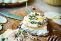Honeyed Sage Apple Ricotta Toast