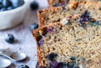 Moist Blueberry Banana Nut Bread