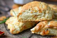 Sunshine Apricot Rosemary Scones