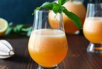 Zesty Cantaloupe Lime Agua Fresca