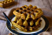 Pumpkin Spice Belgian Waffles