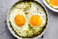 Pesto Egg Bake