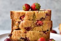 Buttermilk Kissed Strawberry Loaf