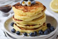 Dreamy Lemon Mascarpone Pancakes