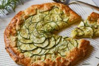 Rustic Zucchini Ricotta Tart