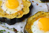 Hot Honey Thyme Acorn Squash Egg-in-a-Hole