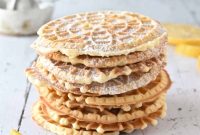 Effortless Lemon Pizzelle