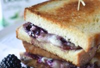Blackberry Boursin Grilled Delight