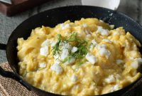 Mediterranean Feta Dill Scramble