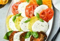 Vibrant Heirloom Caprese Salad