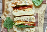 Halloumi Sandwich with Smoky Red Pepper Aioli
