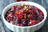 Luscious Vanilla Cranberry Compote