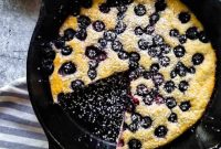 Blueberry Burst Skillet Pancake