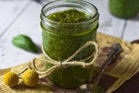 Golden Roasted Garlic Pesto