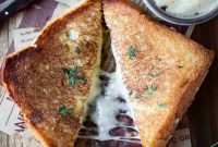 Dijon Butter Brioche Grilled Cheese