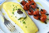 Exquisite Truffle Omelet with Crème Fraîche