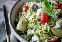 Vibrant Pesto Orzo Bowl