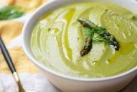 Velvety Asparagus Leek Soup
