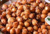 Honey-Drizzled Italian Dough Balls